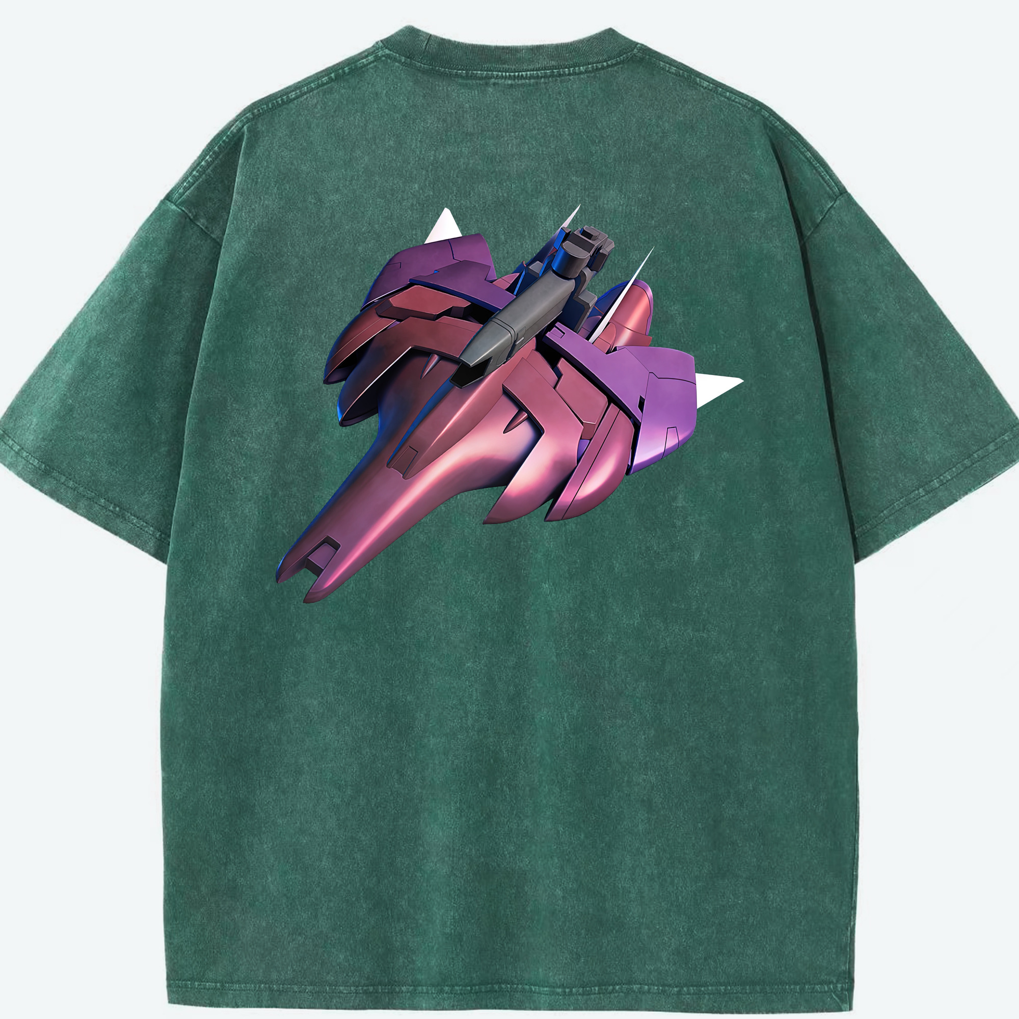 （画像用） 機動戦士ガンダム Mobile Suit Gundam 綿100% ヴィンテージ風 半袖Tシャツ（背面プリント）